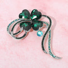 Lucky Clover Pin Brooch | Shamrock Lapel Pin | Irish Good Luck St Patrick’s day