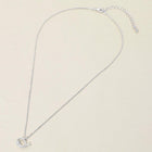 18K Gold Dipped or Silver Sparkly CZ Paved Whale Pendant Necklace | Beach Jewelry Trend