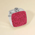 Gold Glitter Mini Clutch Bag, Square Evening Party Purse, Detachable Strap (2.75" X 2.75")
