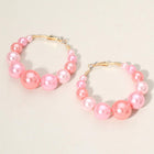 Elegant Pearl Hoop Earrings | Dainty Minimalist Jewelry | Classic Everyday Hoops | Bridal Wedding Earrings