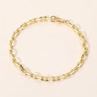 18K Gold Filled Chunky Link Chain Bracelet | Modern Bold Statement Everyday accessory