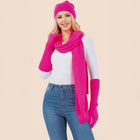 3PCS Winter Beanie Hat Scarf Gloves Set | Cozy Knit Cold Weather Accessories | Winter Gift