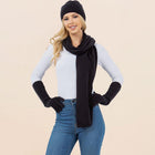 3PCS Winter Beanie Hat Scarf Gloves Set | Cozy Knit Cold Weather Accessories | Winter Gift