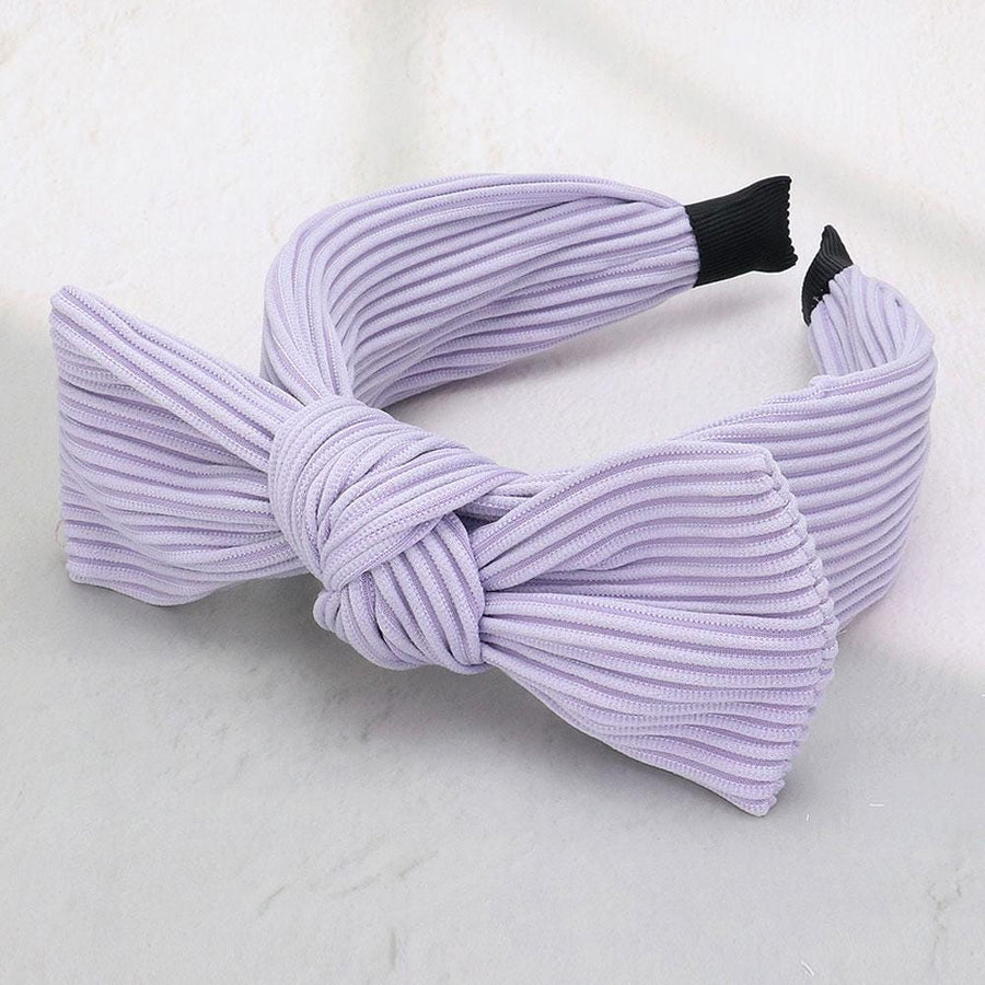 Fabric Knot Bow Headband – Top Hairband for Women & Girls, Soft Wide Hair Accessory Gift