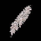 Rhinestone Floral Leaf Vine Headpiece – Crystal Headband for Wedding, Hair Accessory for Bride & Bridesmaids