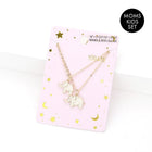 Mom and Kids Elephant Necklace Set, Enamel Pendant Matching Jewelry