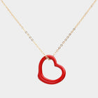 Minimalist Heart Pendant Necklace, Dainty Gold Love Charm, Everyday Jewelry, Heart Style Chain
