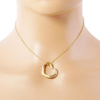 Minimalist Heart Pendant Necklace, Dainty Gold Love Charm, Everyday Jewelry, Heart Style Chain