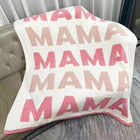Floral MAMA Throw Blanket, Cozy Blanket as Mother’s Day Gift, Home Decor present