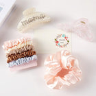 8PCS - MAMA Bling Studded Hair Claw Clips Stretchable Fabric Hairbands Set, Mother's Day Gift