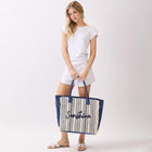 Sunshine Striped Fringe Tote Bag, Boho Summer Beach Shoulder Bag, Large Handbag