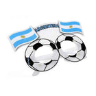 12PCS Soccer Party Glasses, World Cup Novelty Favors, Football Game Day Decorations