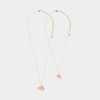 Mom and Kids Elephant Necklace Set, Enamel Pendant Matching Jewelry