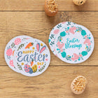 Set of 2 Easter Bunny Trivets, Cotton Heat-Resistant Kitchen Mats
