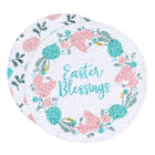 Set of 2 Easter Bunny Trivets, Cotton Heat-Resistant Kitchen Mats