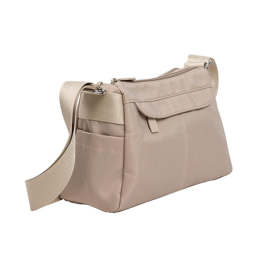 Multi Pocket Crossbody Sling Bag, Lightweight Travel Organizer Shoulder Bag