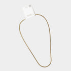 Gold Dipped Slim Chain Necklace, Dainty Layering Jewelry, Minimalist Everyday Wear