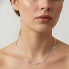 Gold Dipped Slim Chain Necklace, Dainty Layering Jewelry, Minimalist Everyday Wear