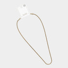Gold Dipped Slim Chain Necklace, Minimalist Everyday Layering Jewelry