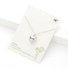 MAMA Heart Pendant Necklace, Minimalist Dainty Charm, Mother's Day Gift
