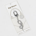 Gold Dipped CZ Pave Snake Keychain Bag Charm, Edgy Statement Accessory