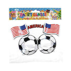 12PCS Soccer Party Glasses, World Cup Novelty Favors, Football Game Day Decorations