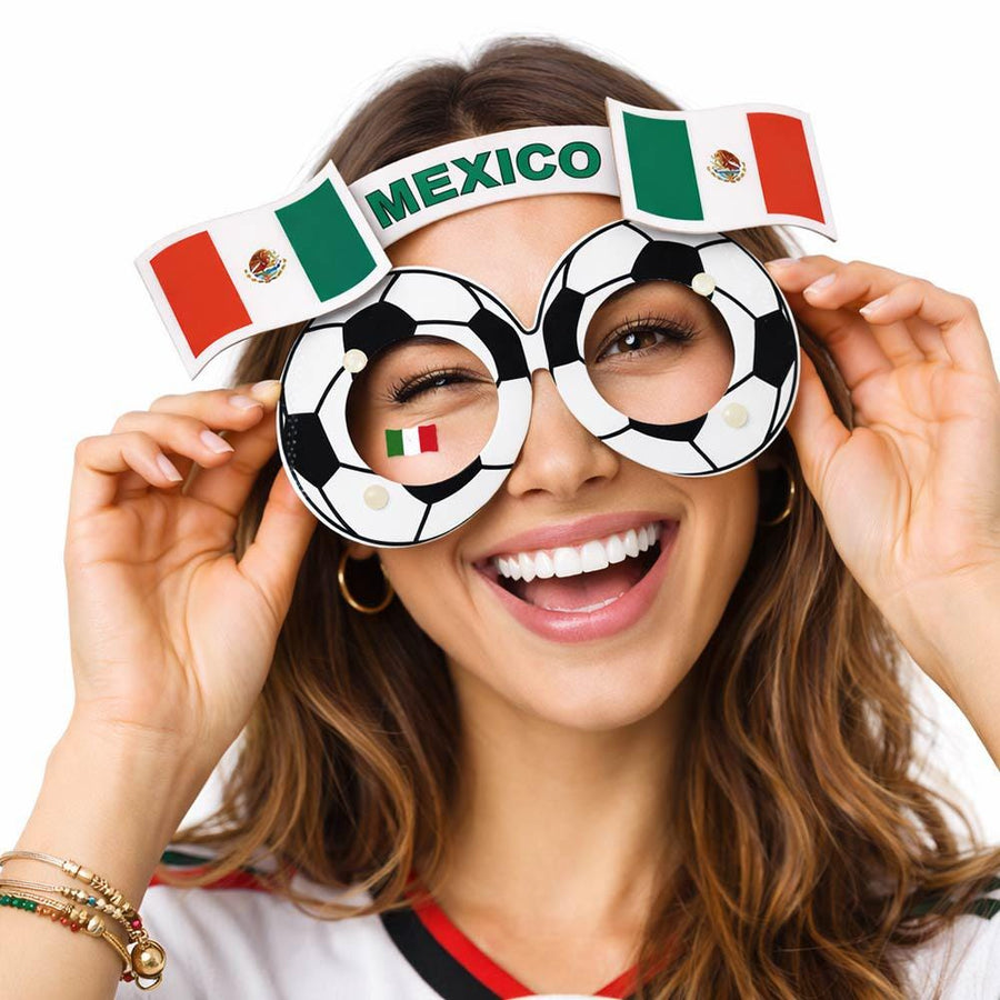 12PCS Soccer Party Glasses, World Cup Novelty Favors, Football Game Day Decorations