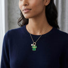 Soccer Jersey Charm FIFA Necklace, Paperclip Toggle Pendant, Football Pendant Chain, Sports Jewelry