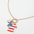 Soccer Jersey Charm FIFA Necklace, Paperclip Toggle Pendant, Football Pendant Chain, Sports Jewelry