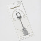 Gold Dipped Padlock Charm Keychain, Pave CZ Sparkle Lock Bag Accessory