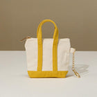 Mini Canvas Pouch Bag Charm, Zipper Coin Keychain, Small Travel Organizer Accessory