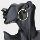 Clip On Hoop Earrings, Lightweight Non Pierced Classic Everyday Jewelry