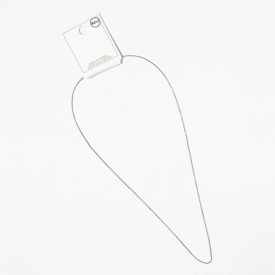 Gold Dipped Delicate Box Chain Necklace, Minimalist Layering Jewelry