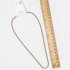Gold Dipped Slim Chain Necklace, Minimalist Everyday Layering Jewelry