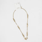 Gold Dipped CZ Pave Cross Pendant Necklace, Chunky Gold Link Chain, Modern Faith Jewelry