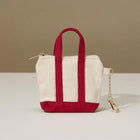 Mini Canvas Pouch Bag Charm, Zipper Coin Keychain, Small Travel Organizer Accessory
