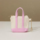 Mini Canvas Pouch Bag Charm, Zipper Coin Keychain, Small Travel Organizer Accessory