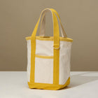 Small Canvas Tote Bag, 100% Cotton Utility Purse, Eco Friendly Casual Bag