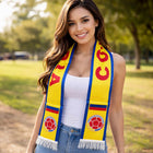 FIFA World Cup Soccer Fan Fringe Scarf | USA Football Team Stadium Supporter Scarf