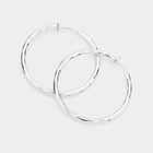 Clip On Hoop Earrings, Lightweight Non Pierced Classic Everyday Jewelry
