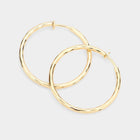Clip On Hoop Earrings, Lightweight Non Pierced Classic Everyday Jewelry