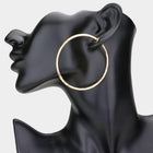 Clip On Hoop Earrings, Lightweight Non Pierced Classic Everyday Jewelry