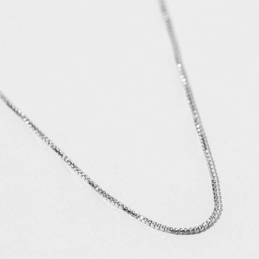 Gold Dipped Delicate Box Chain Necklace, Minimalist Layering Jewelry