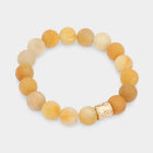 Semi Precious Stone Beaded Bracelet, Natural Gemstone, Stackable Boho Jewelry, Minimalist Everyday