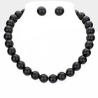 12MM Bold Pearl Necklace, Classic Statement Bridal Jewelry, Elegant Wedding Gift
