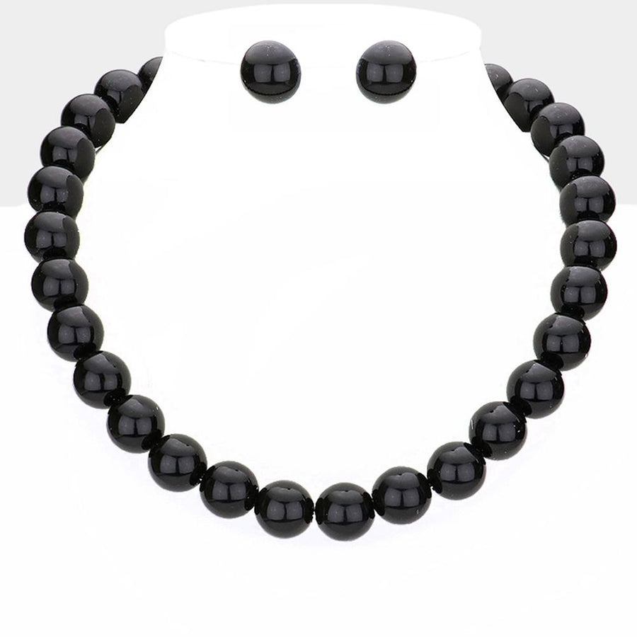 12MM Bold Pearl Necklace, Classic Statement Bridal Jewelry, Elegant Wedding Gift