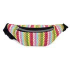 Boho Woven Embroidered Crossbody Belt Sling Bag | Bohemian Waist Bag | Travel Fannybag