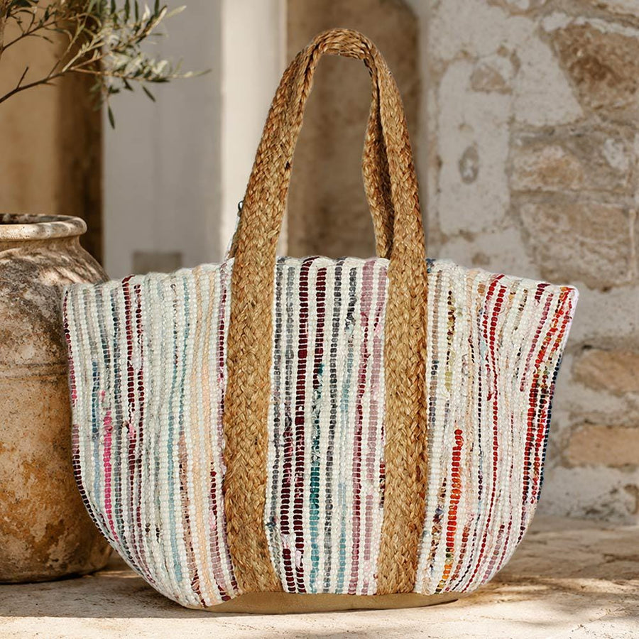 Oversized Boho Woven Geometric Pattern Carryall Tote | Large Bohemian Everyday Handbag | Beach Shoulder bag