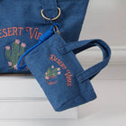 Mini Canvas Tote Bag Keychain Bag Charm | Purse Accessory | Trendy Handbag Keyring