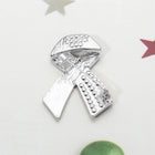 Sparkly USA Flag Bow Brooch | Patriotic Rhinestone Lapel Pin, Red White Blue Accessory